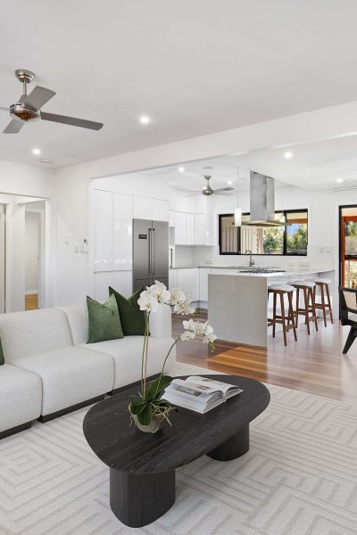 Lounge and Dining are of a property by Wombat Real Estate